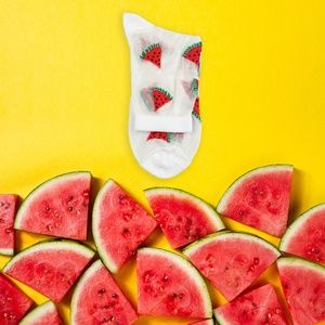Watermelon Sheer Socks